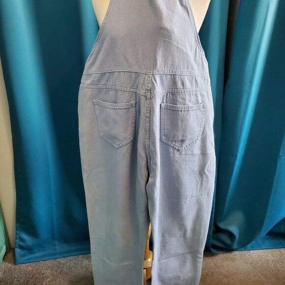 Flower Power light blue denim Overalls - Kids/XL or S/M Adult - Picture 9 of 9